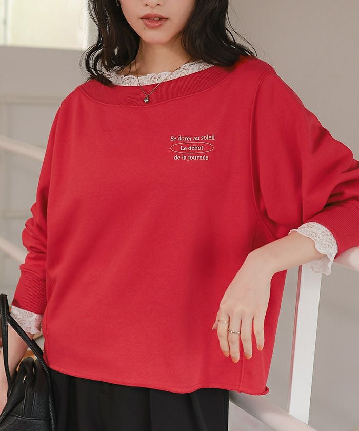 オフショルプルオーバー LOVETOXIC トレーナー オフショルプルオーバー キッズ 子供服 女の子
