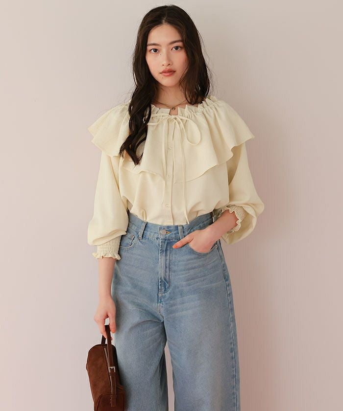 ふんわりシルエットマルチウェイブラウス | titivate