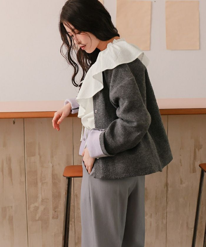 ふわっとシルエットが素敵なlittle susieのリネンブラウス コットンリネンブラウス(サックス)｜トップス｜料理家 栗原はるみ