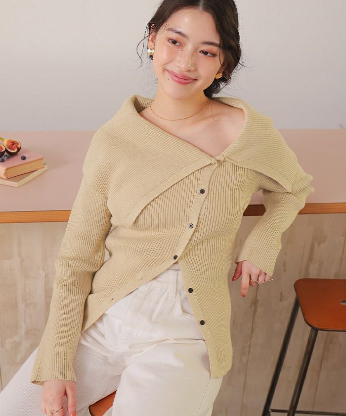 アンティミテ リネン オフショルダー トップス INTIMITE(アンティミテ) |