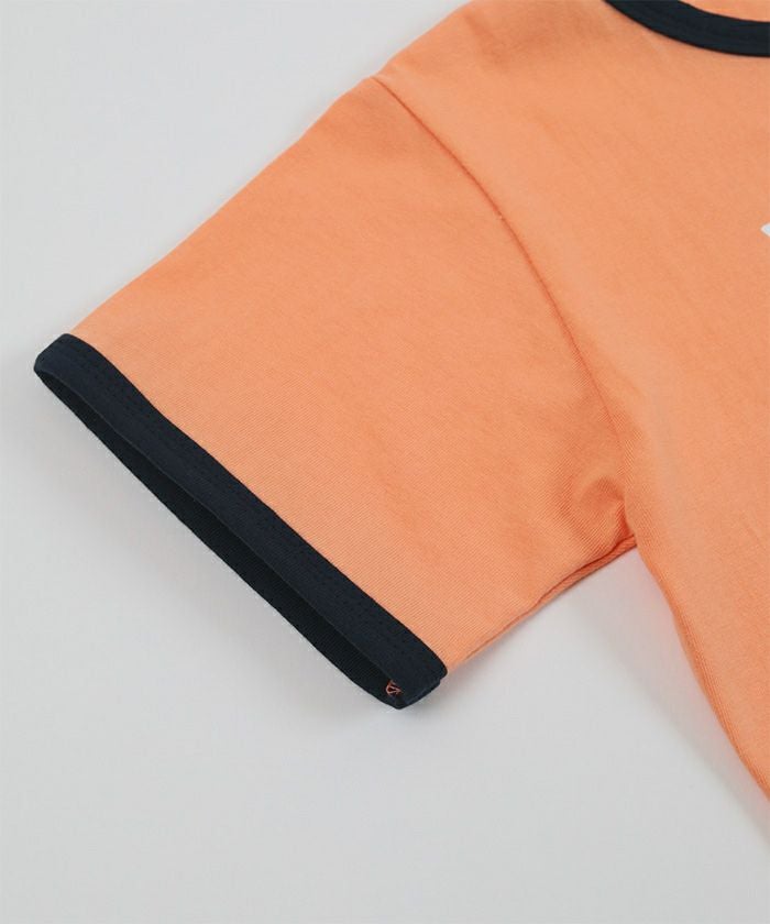 ロゴプリントクロップドTシャツ【miette ミエット】【メール便可／50