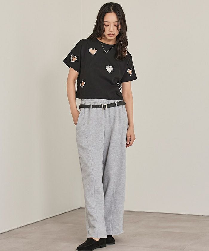 ハートカットTシャツ【miette ミエット】【メール便可／50】 | titivate