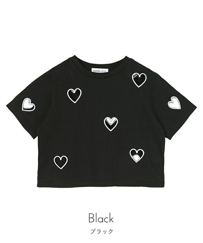 ハートカットTシャツ【miette ミエット】【メール便可／50】 | titivate