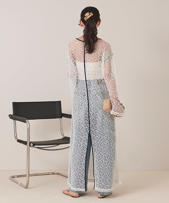 幾何学メッシュワンピース【miette ミエット】 | titivate