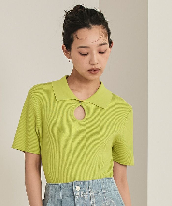 涙開きポロトップス【miette ミエット】【メール便可／90】 | titivate