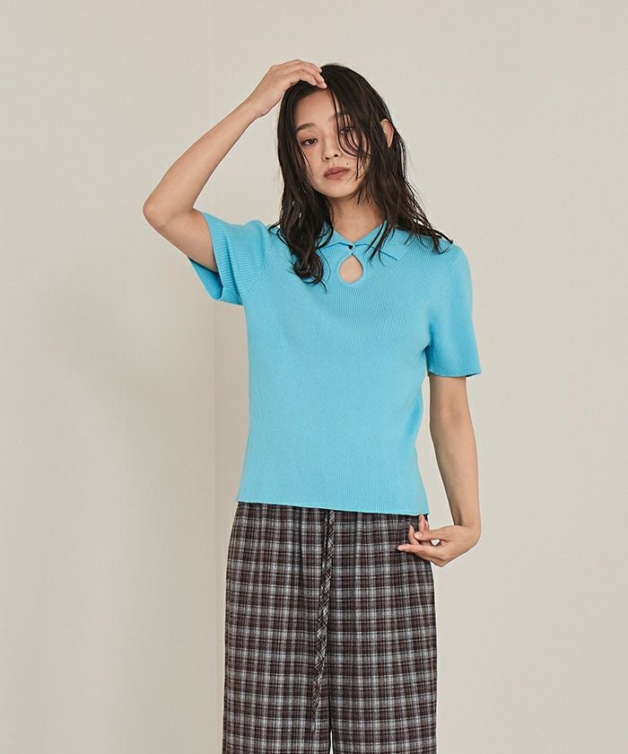 涙開きポロトップス【miette ミエット】【メール便可／90】 | titivate