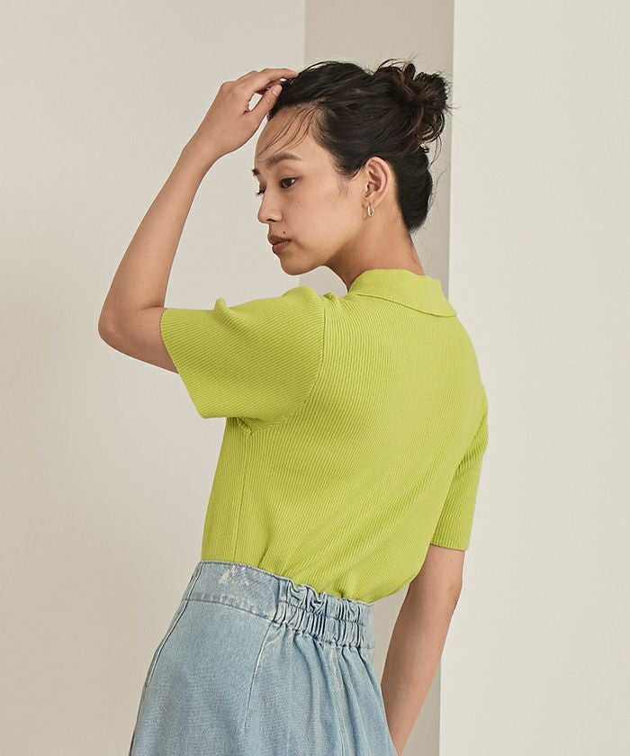 涙開きポロトップス【miette ミエット】【メール便可／90】 | titivate