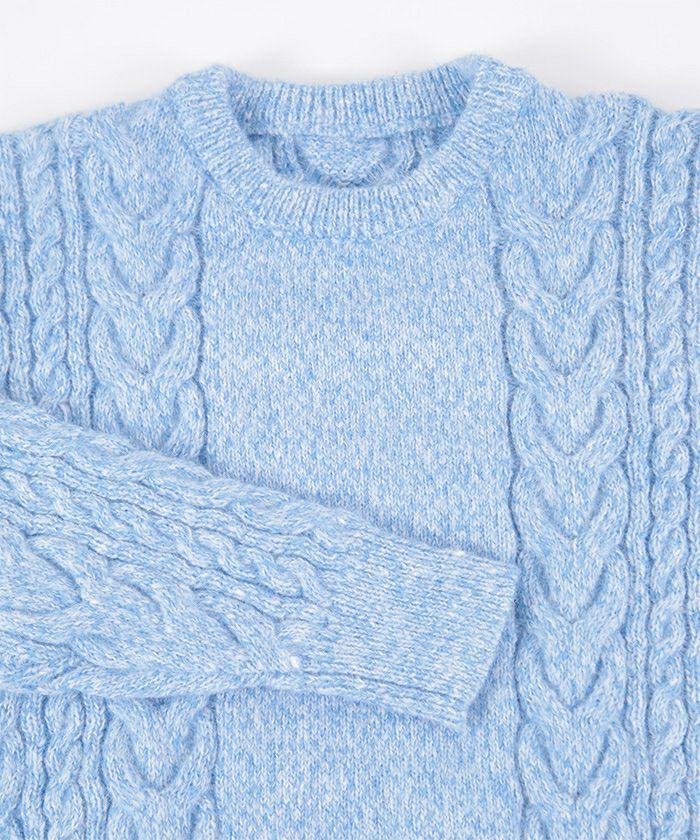 オーバーサイズケーブル編みニット【miette ミエット】 | titivate