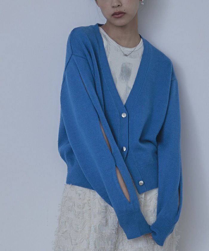 ホールスリーブVネックカーディガン【miette ミエット】 | titivate