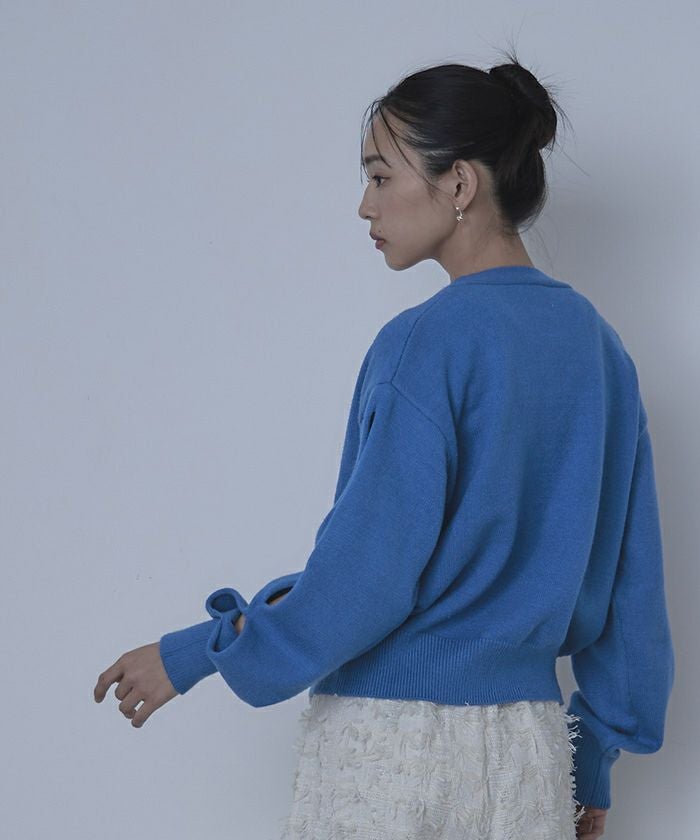 ホールスリーブVネックカーディガン【miette ミエット】 | titivate