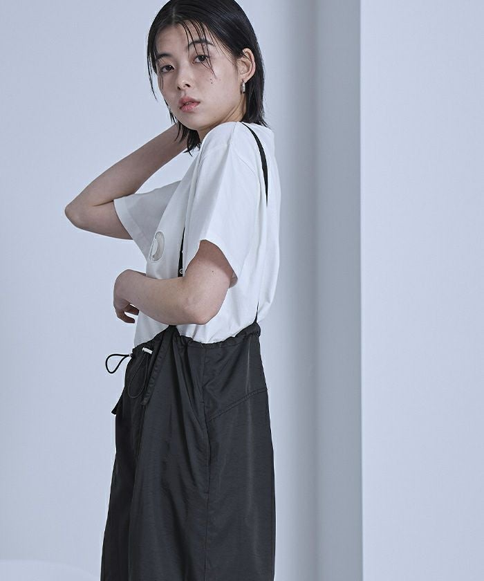 サスペンダー付きパラシュートパンツ【miette ミエット】 | titivate