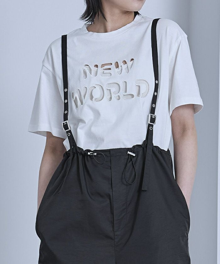 サスペンダー付きパラシュートパンツ【miette ミエット】 | titivate