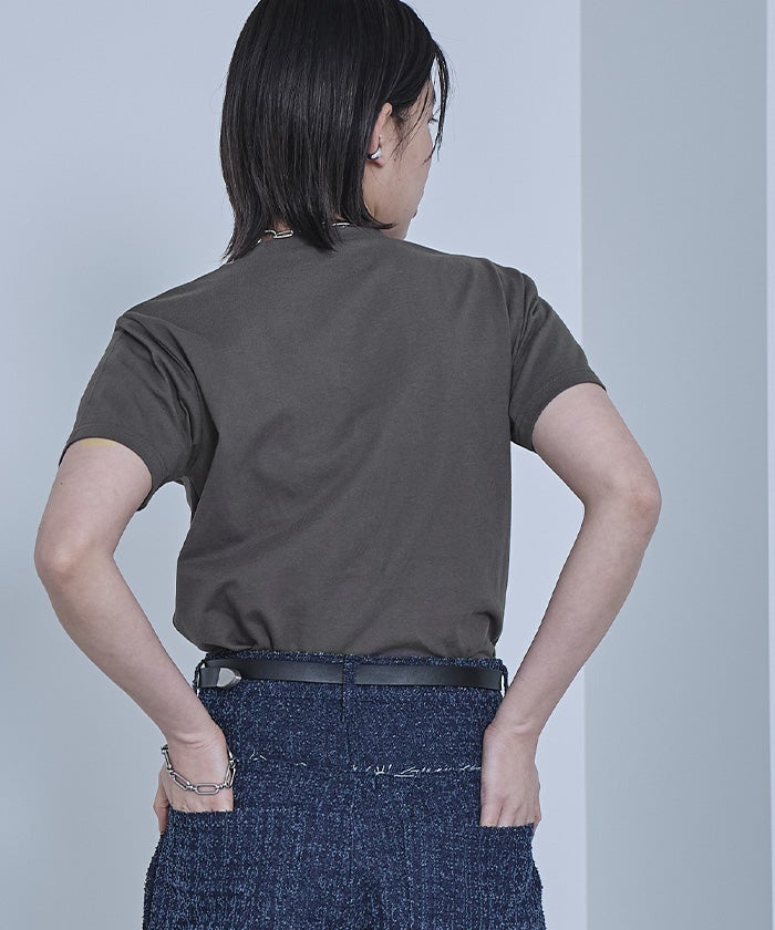 ブラシ刺繍Tシャツ【miette ミエット】【メール便可／90】 | titivate