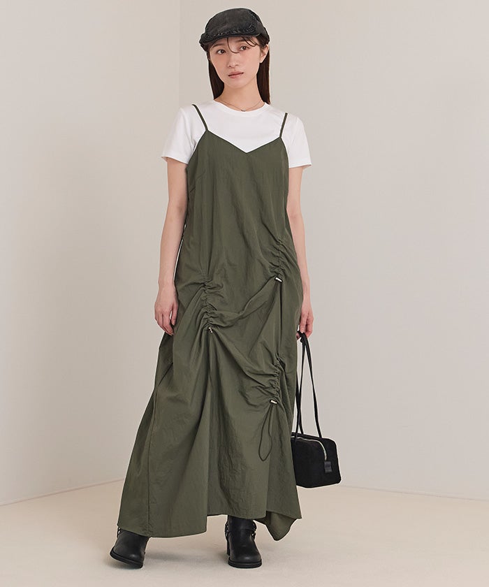 アシメドロストキャミソールワンピース【miette ミエット】 | titivate