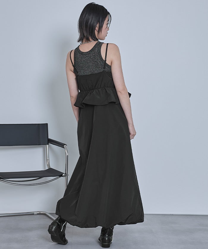 フロントジップバルーンワンピース【miette ミエット】 | titivate