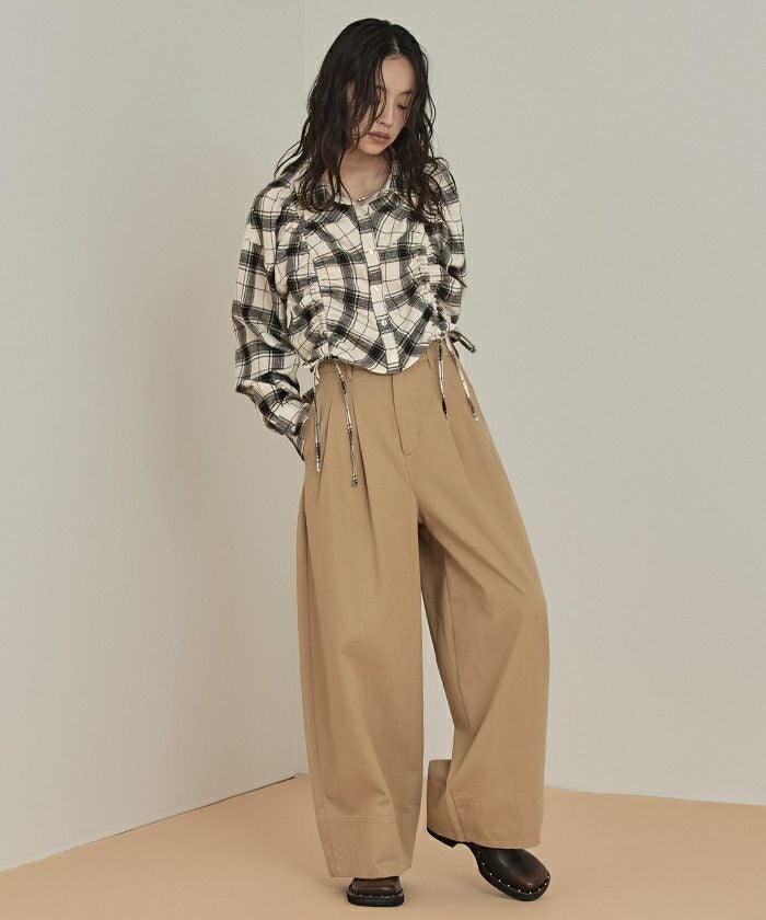 Miette. ページ 起毛チェックドロストシャツ【miette ミエット】 | titivate