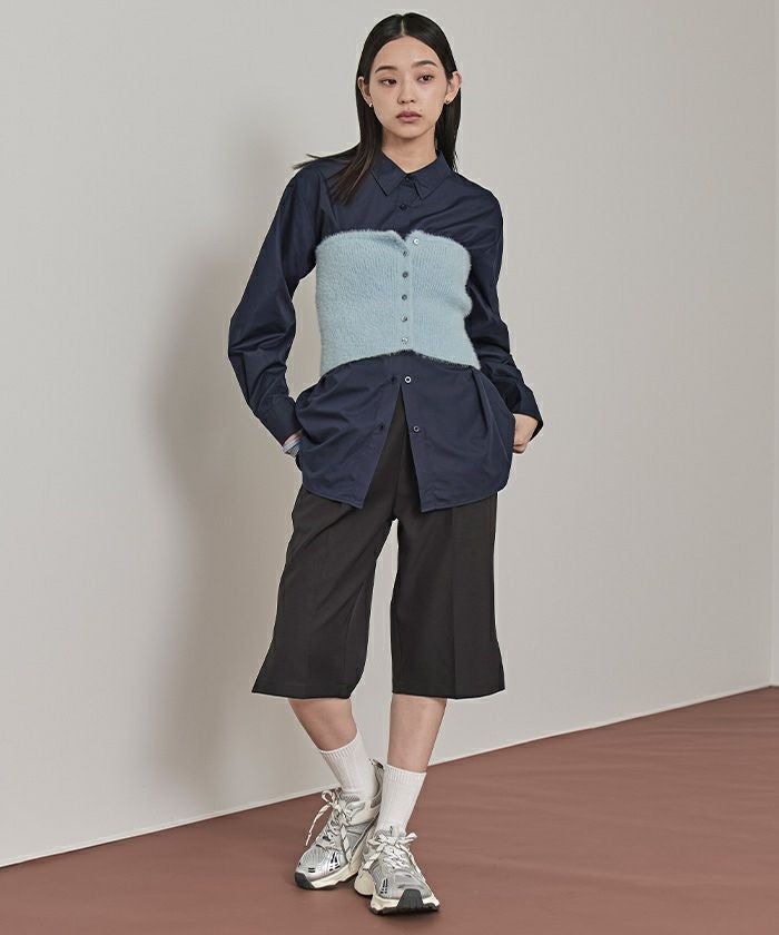 ニットベアビスチェセットシャツ【miette ミエット】 | titivate