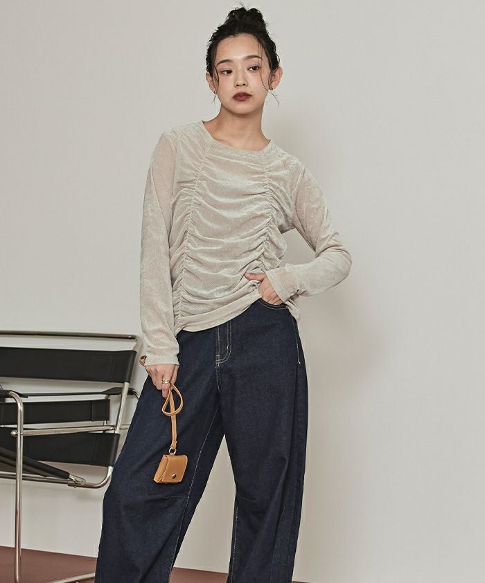シアーベロアシャーリングトップス【miette ミエット】 | titivate