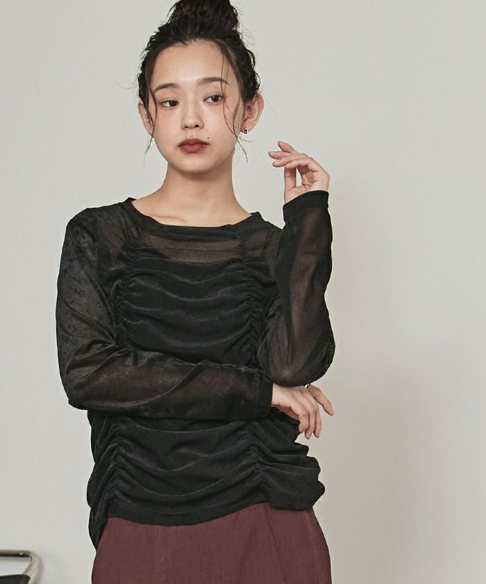 シアーベロアシャーリングトップス【miette ミエット】 | titivate