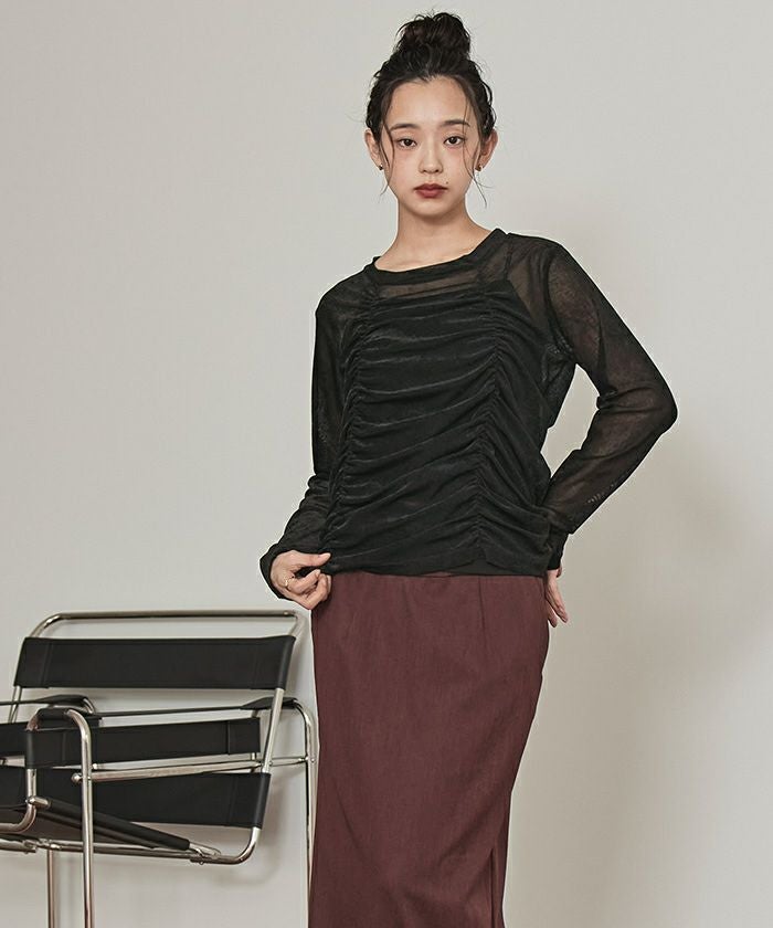 シアーベロアシャーリングトップス【miette ミエット】 | titivate