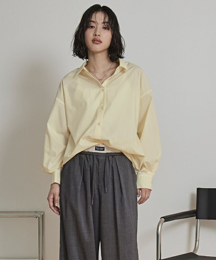 オーバーサイズシャツ【miette ミエット】【メール便可／100】 | titivate