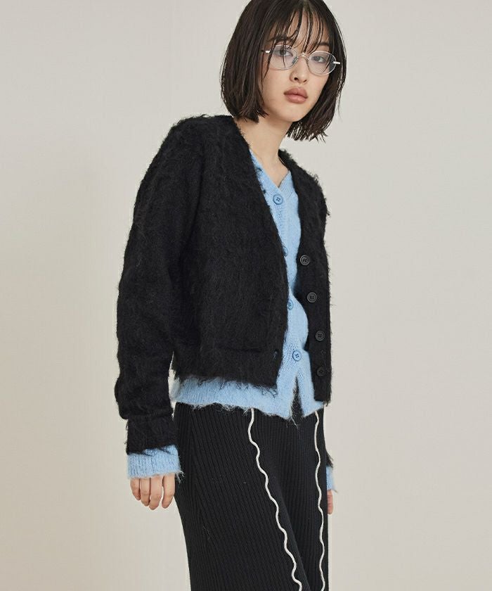 レイヤード風Vネックカーディガン【miette ミエット】 | titivate