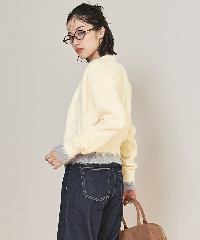 レイヤード風Vネックカーディガン【miette ミエット】 | titivate