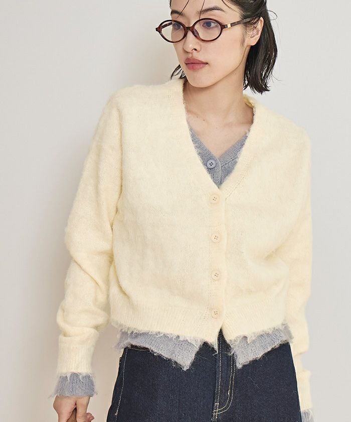 レイヤード風Vネックカーディガン【miette ミエット】 | titivate