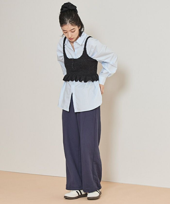 シュシュ付きニットキャミビスチェ【miette ミエット】 | titivate