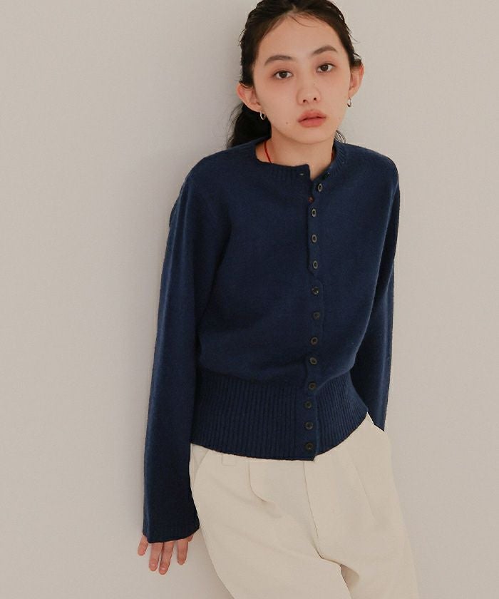 メニーボタンニットカーディガン【miette ミエット】 | titivate