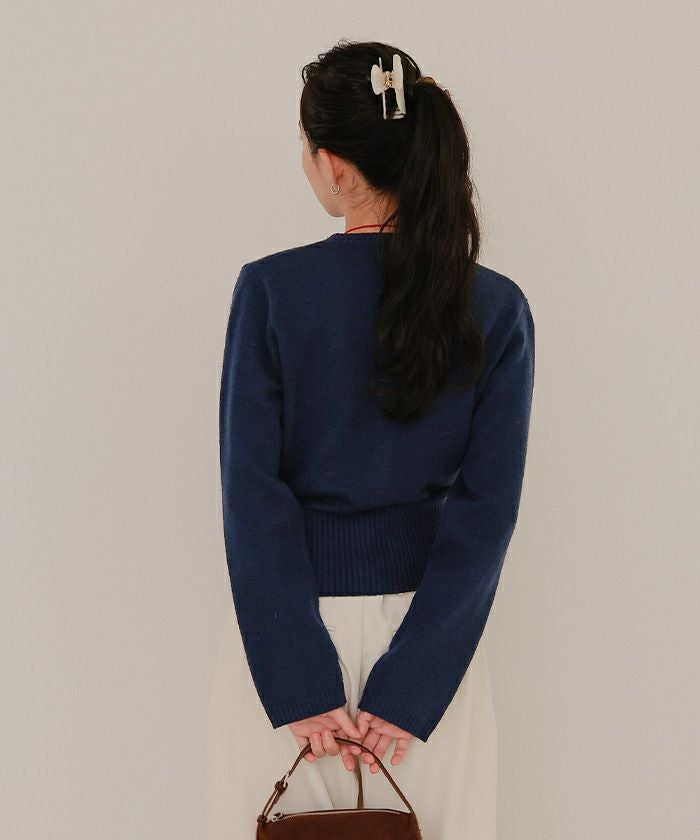 メニーボタンニットカーディガン【miette ミエット】 | titivate