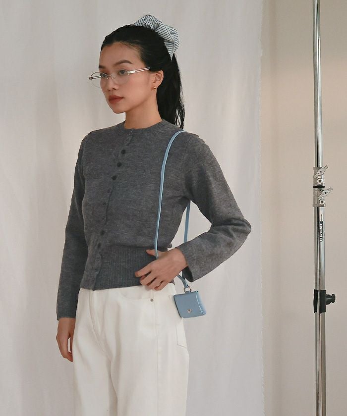 メニーボタンニットカーディガン【miette ミエット】 | titivate