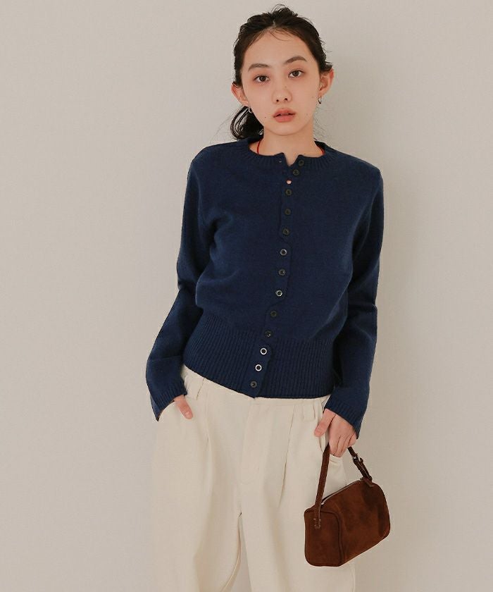 メニーボタンニットカーディガン【miette ミエット】 | titivate