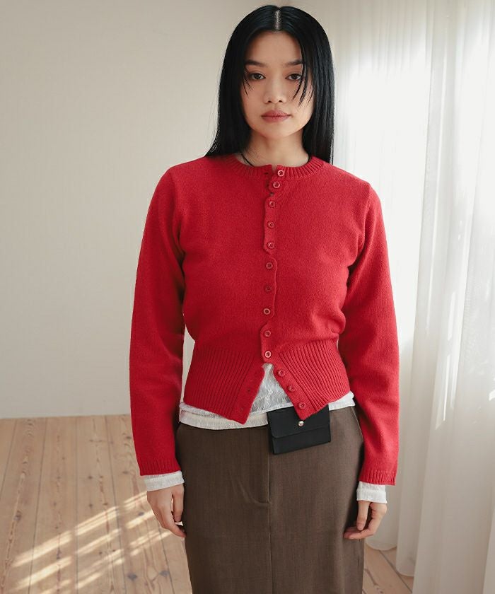 メニーボタンニットカーディガン【miette ミエット】 | titivate