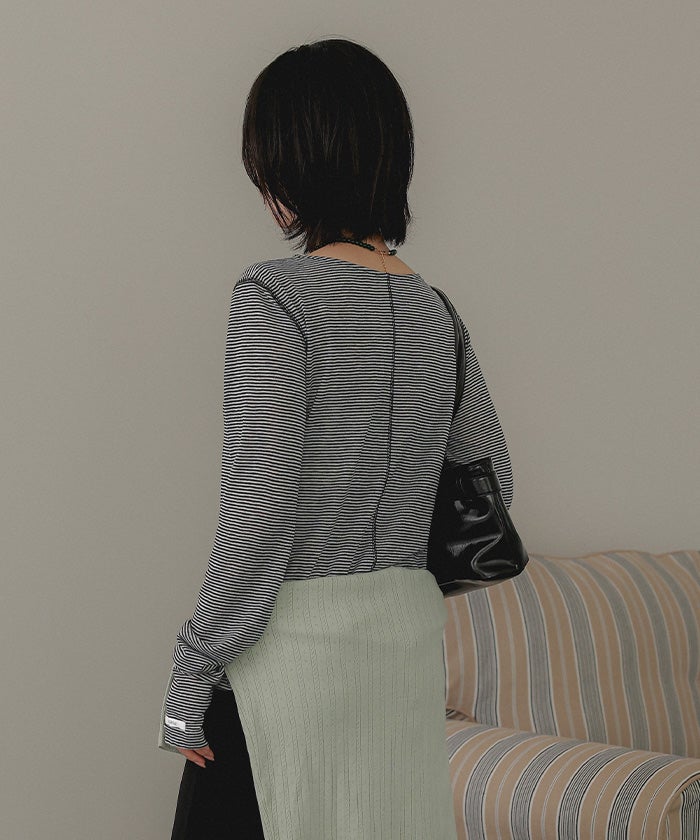 フィンガーホールシアートップス【miette ミエット】【メール便可／100