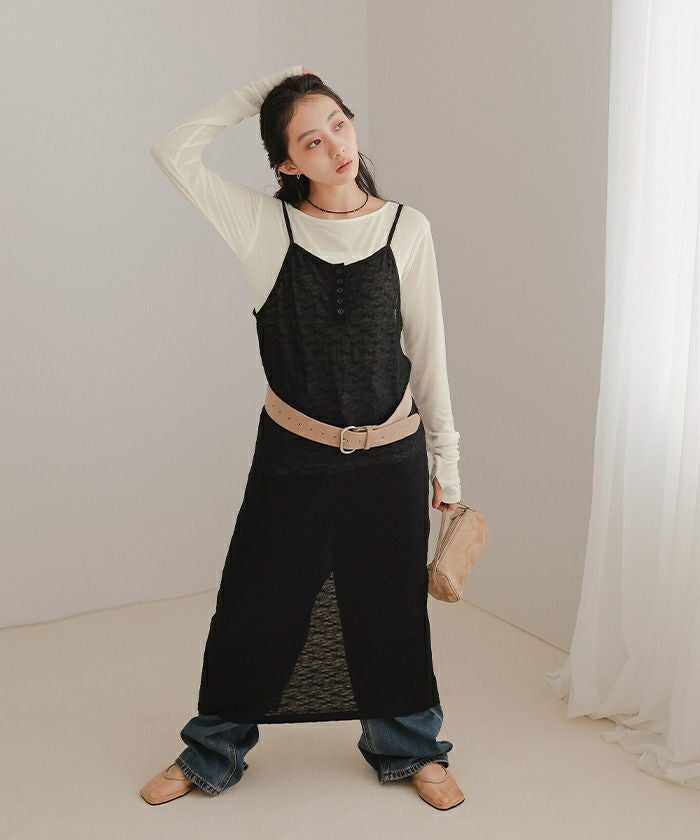 フィンガーホールシアートップス【miette ミエット】【メール便可/100 フィンガーホールシアートップス【miette ミエット】【メール便可/100