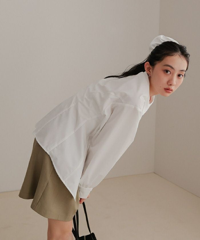 シュシュセットパネルラインブラウス【miette ミエット】【メール便可