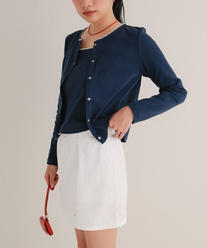 サッカーチェックシャツスカートセット【miette ミエット】 | titivate