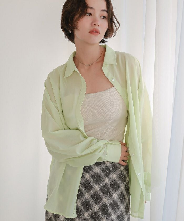 Isn't She?シアーカラーシャツ 4527C 楽天市場】【SALE／50%OFF】『一部WEB限定カラー』シアーシャンブレー