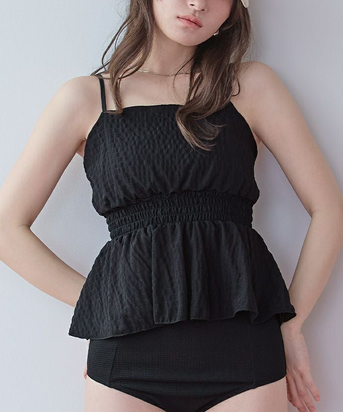 3点セット/ライトシャーリングトップス付ビキニ/水着【SEADRESS