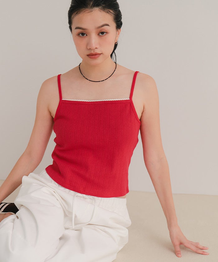 レースアイレットアンサンブル【miette ミエット】【メール便可／100