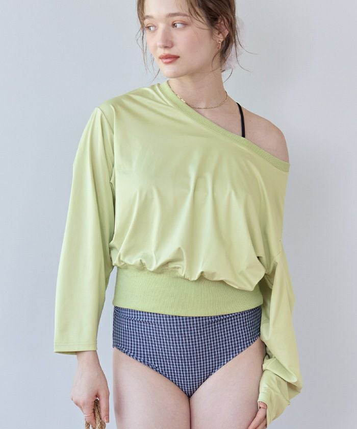 Nodress スカート　チューブトップ　トップス　2way Mサイズ マルチwayショルダーデザイントップス/ラッシュガード【SEADRESS