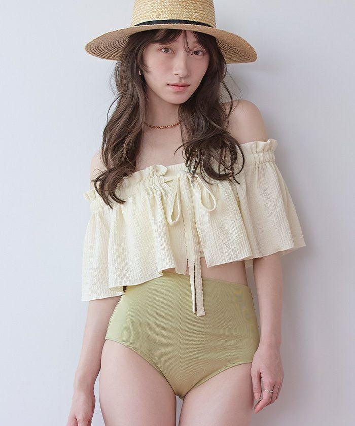 レッセパッセ♡新品ビキニ3点セット LAISSE PASSE レッセパッセ 水着 ビキニ フラワー レディース 9M