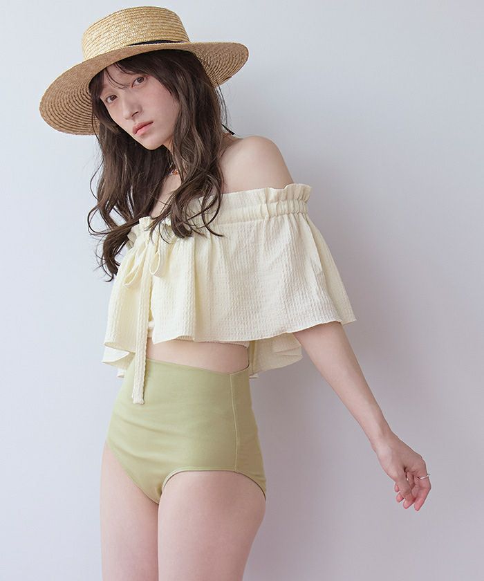 3点セット/マルチwayギャザーアイテム×ビキニ/水着【SEADRESS