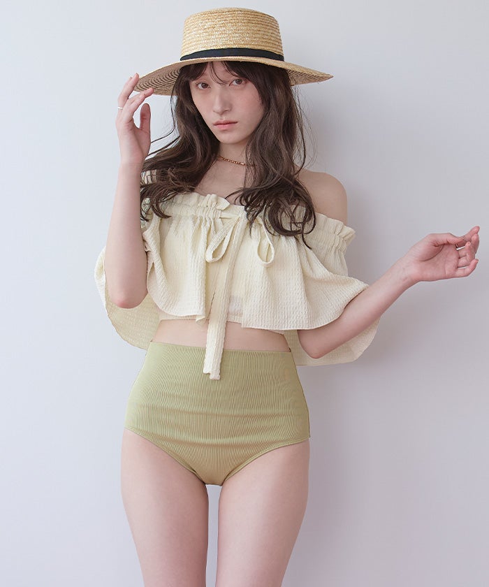 3点セット/マルチwayギャザーアイテム×ビキニ/水着【SEADRESS