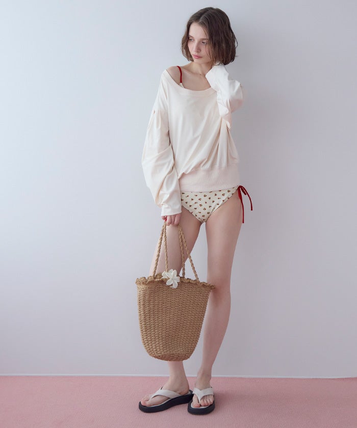 Vネックシンプルデザインビキニ/水着【SEADRESS シードレス】【メール