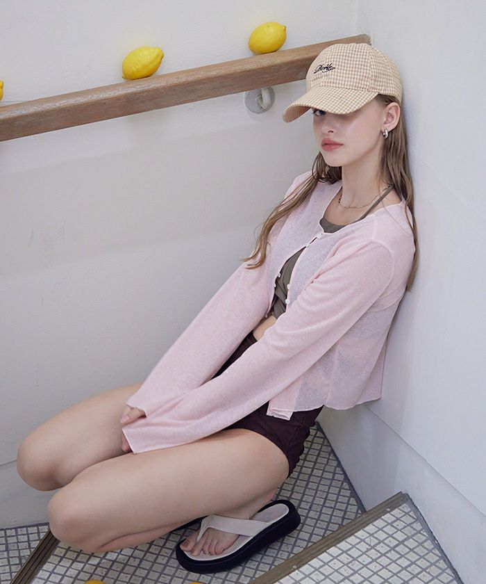 ラインチェックロゴキャップ【SEADRESS シードレス】 | titivate