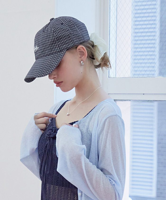 ラインチェックロゴキャップ【SEADRESS シードレス】 | titivate