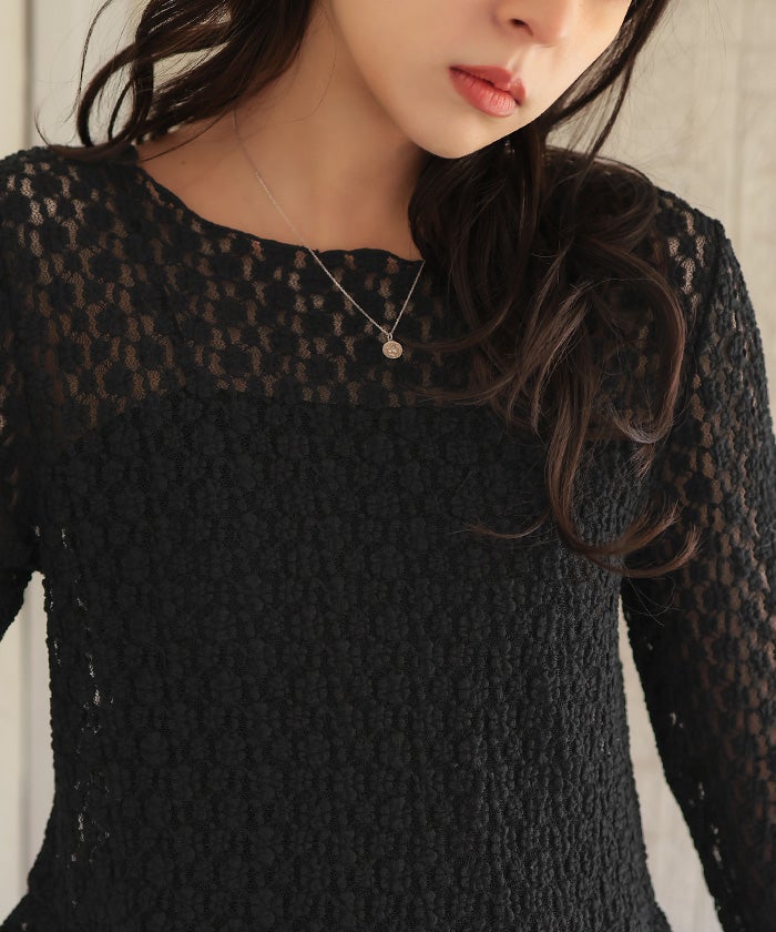新品☆Chesty☆レースペプラムカットソートップス レースペプラムトップス（Tシャツ/カットソー）｜N.（N. Natural
