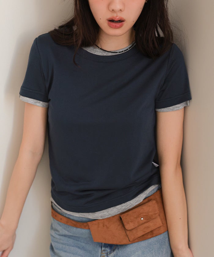 シアー半袖Tシャツセット【miette ミエット】 | titivate